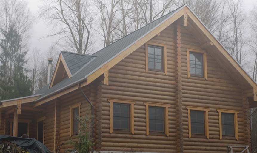 Пластиковые окна в деревянном доме